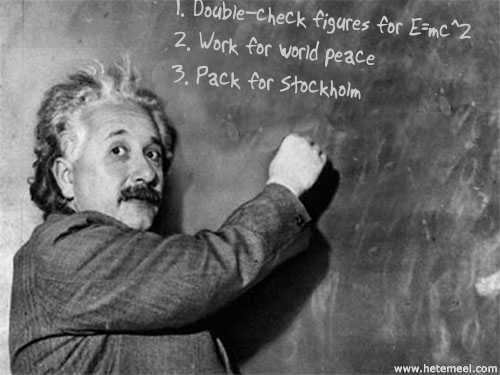 Einstein had good intentions