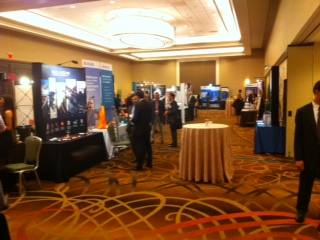 booths at a conference