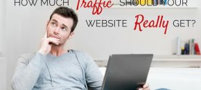 How much website traffic