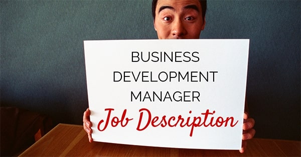 Business Development Manager Job Description